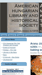 Mobile Screenshot of americanhungarianlibrary.org